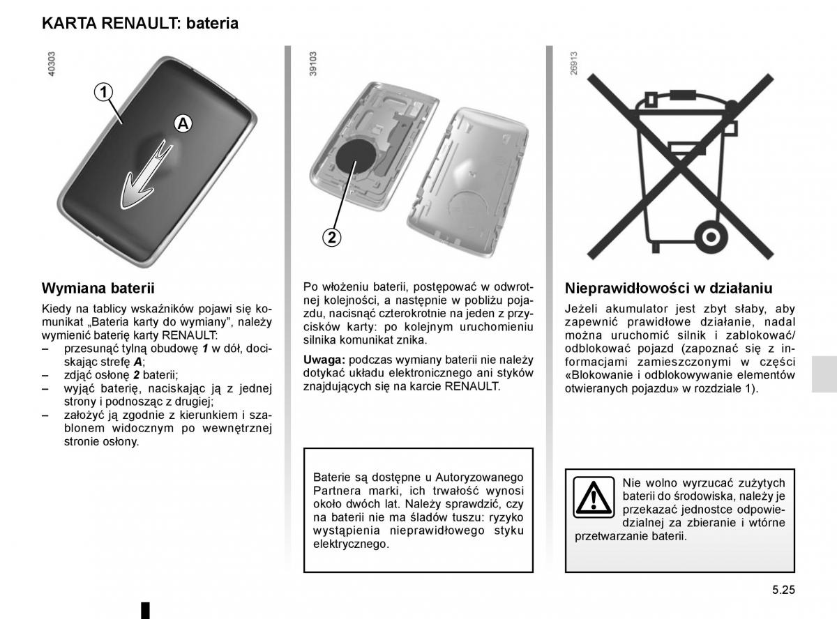 Reanult Espace V 5 instrukcja obslugi / page 281