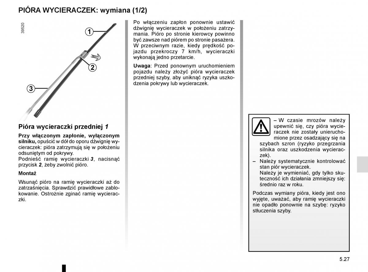 Reanult Espace V 5 instrukcja obslugi / page 283