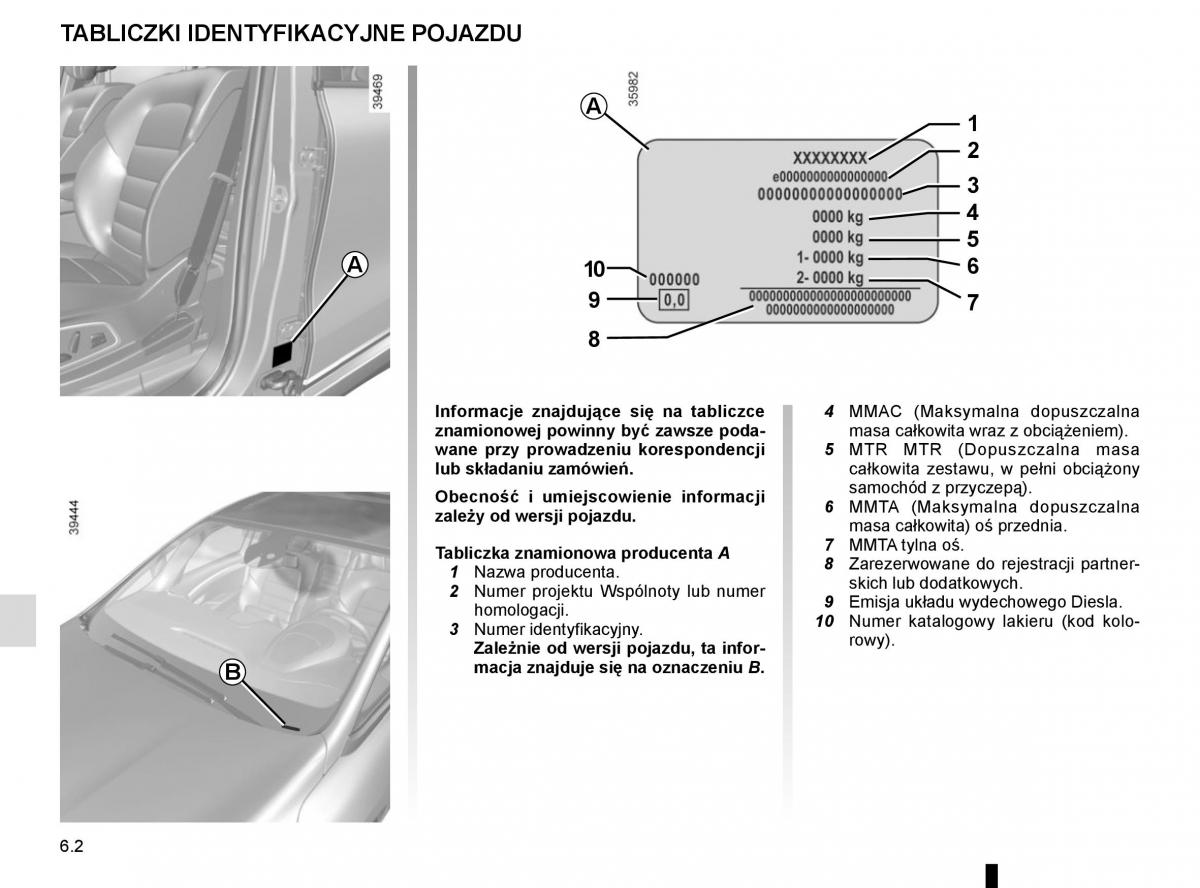 Reanult Espace V 5 instrukcja obslugi / page 294