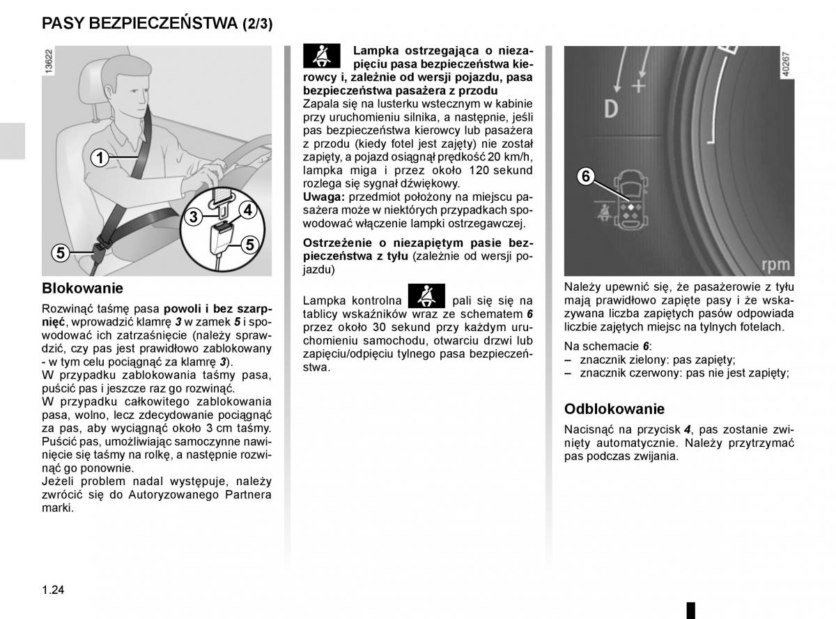 Reanult Espace V 5 instrukcja obslugi / page 30