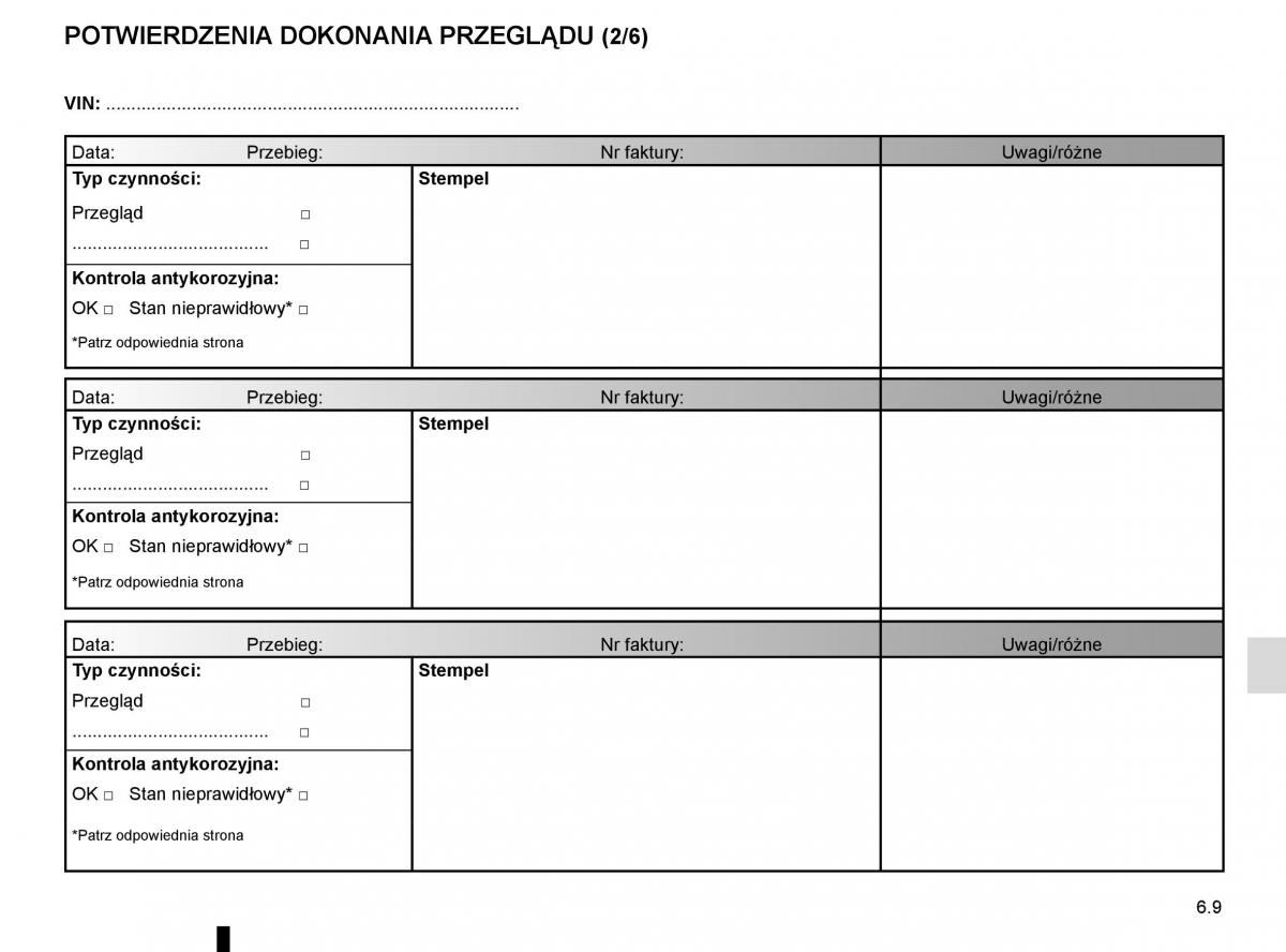 Reanult Espace V 5 instrukcja obslugi / page 301