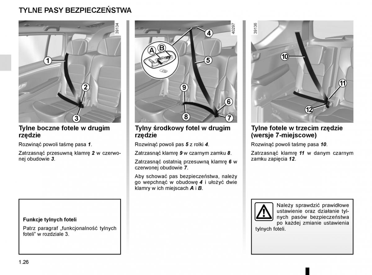 Reanult Espace V 5 instrukcja obslugi / page 32