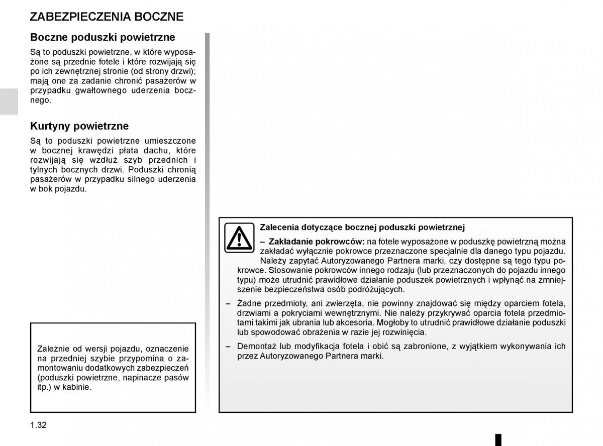 Reanult Espace V 5 instrukcja obslugi / page 38