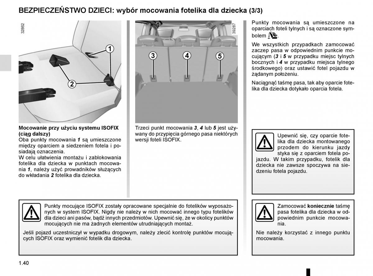 Reanult Espace V 5 instrukcja obslugi / page 46