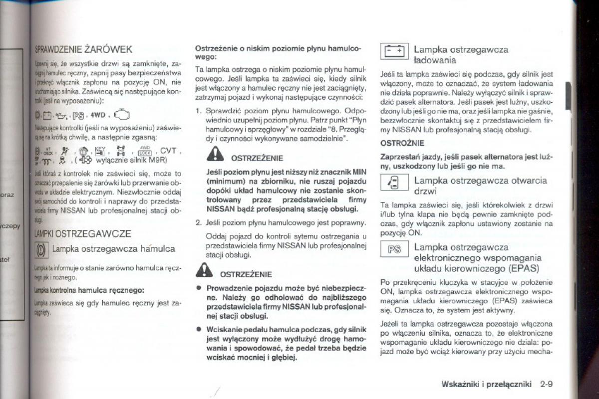 Nissan Qashqai I 1 instrukcja obslugi / page 55