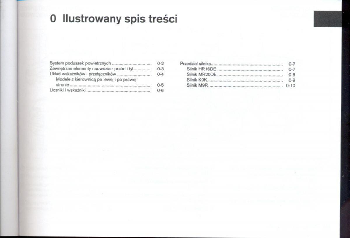 Nissan Qashqai I 1 instrukcja obslugi / page 6