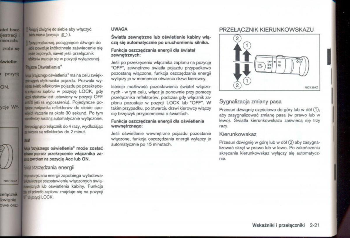 Nissan Qashqai I 1 instrukcja obslugi / page 67