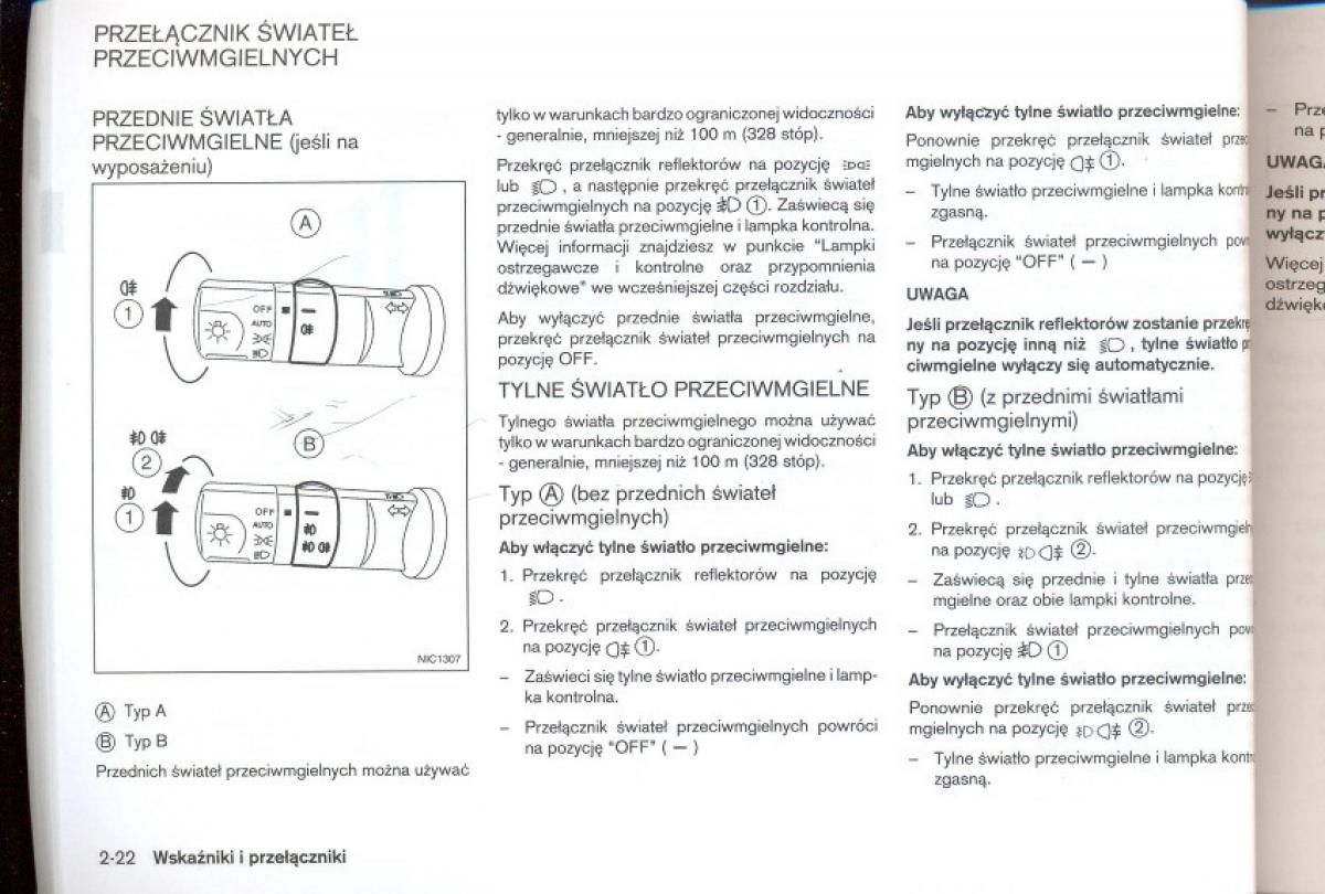 Nissan Qashqai I 1 instrukcja obslugi / page 68