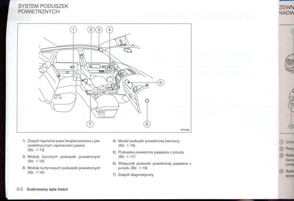 Nissan Qashqai I 1 instrukcja obslugi / page 7