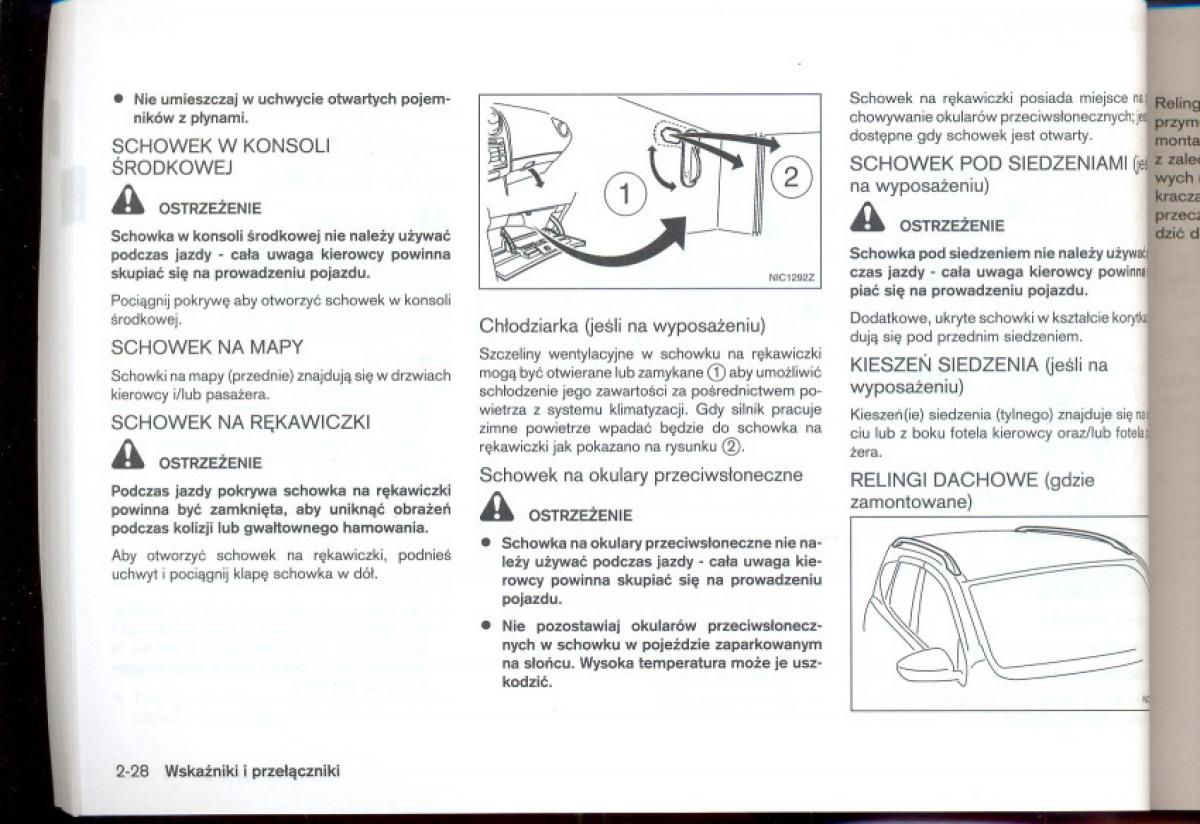 Nissan Qashqai I 1 instrukcja obslugi / page 74