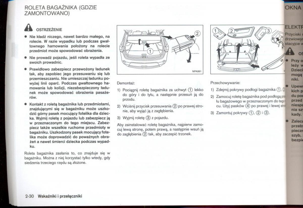 Nissan Qashqai I 1 instrukcja obslugi / page 76