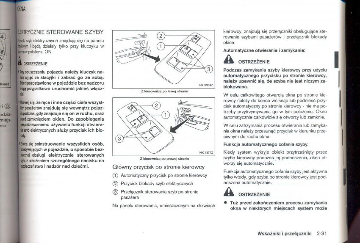 Nissan Qashqai I 1 instrukcja obslugi / page 77