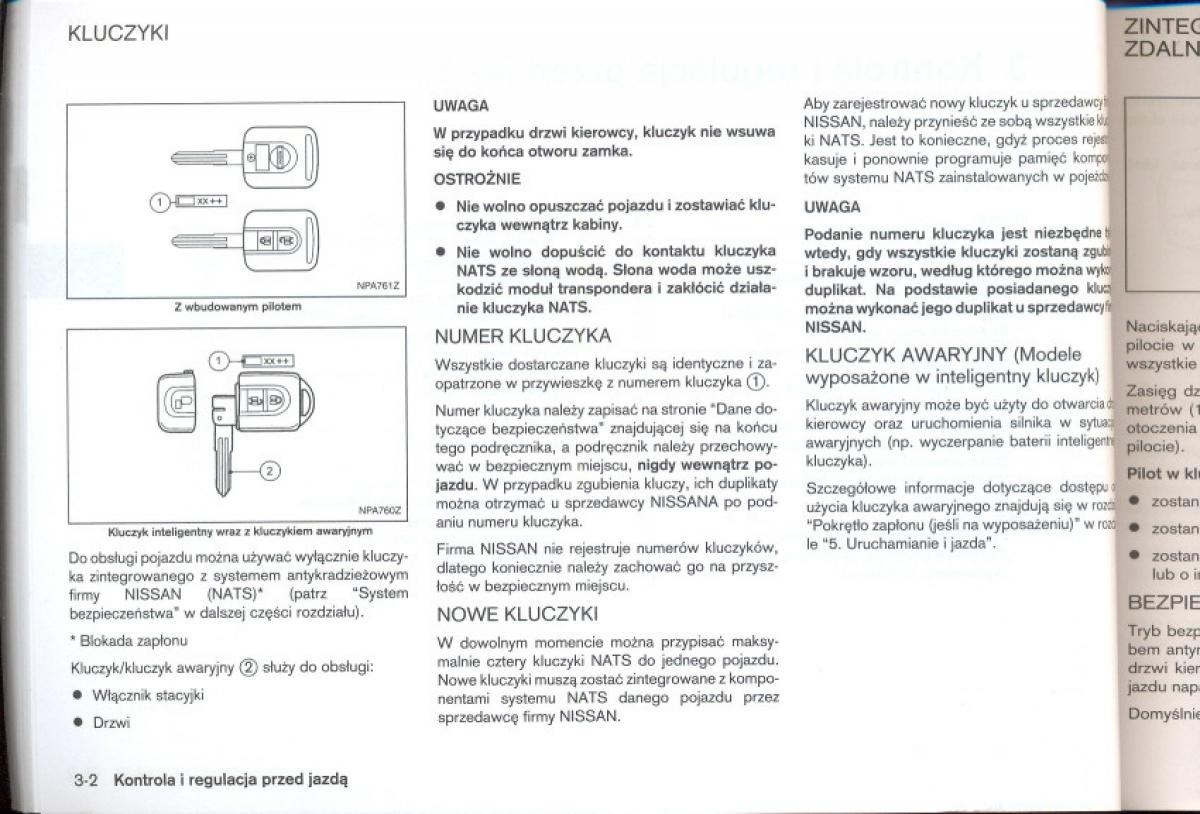 Nissan Qashqai I 1 instrukcja obslugi / page 83