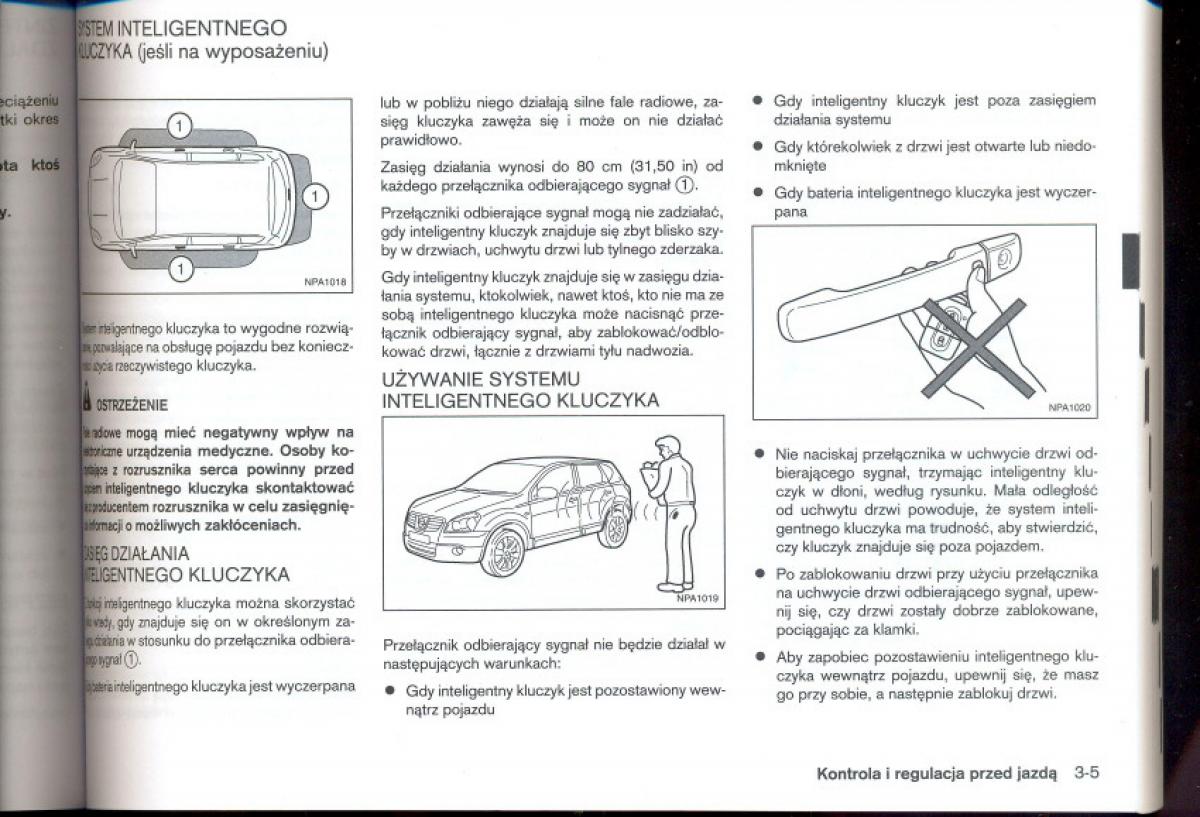 Nissan Qashqai I 1 instrukcja obslugi / page 86