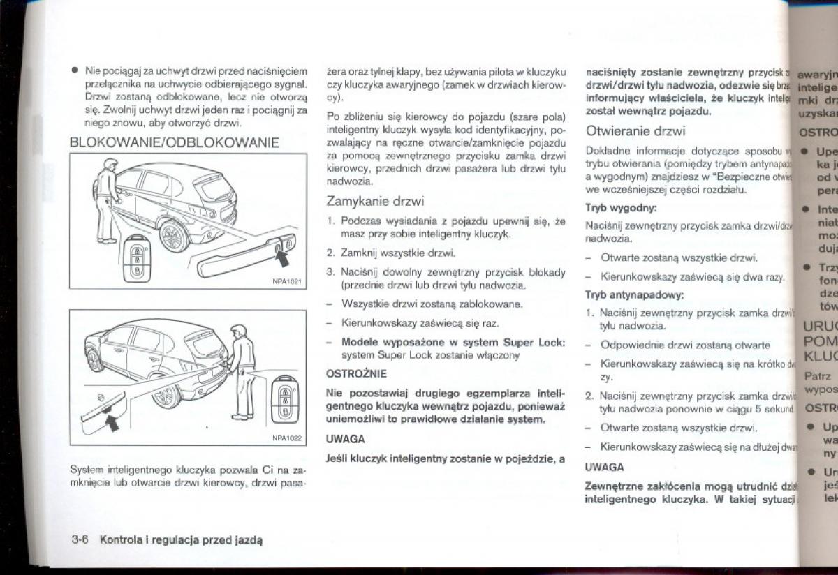 Nissan Qashqai I 1 instrukcja obslugi / page 87