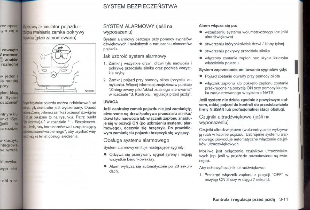 Nissan Qashqai I 1 instrukcja obslugi / page 92