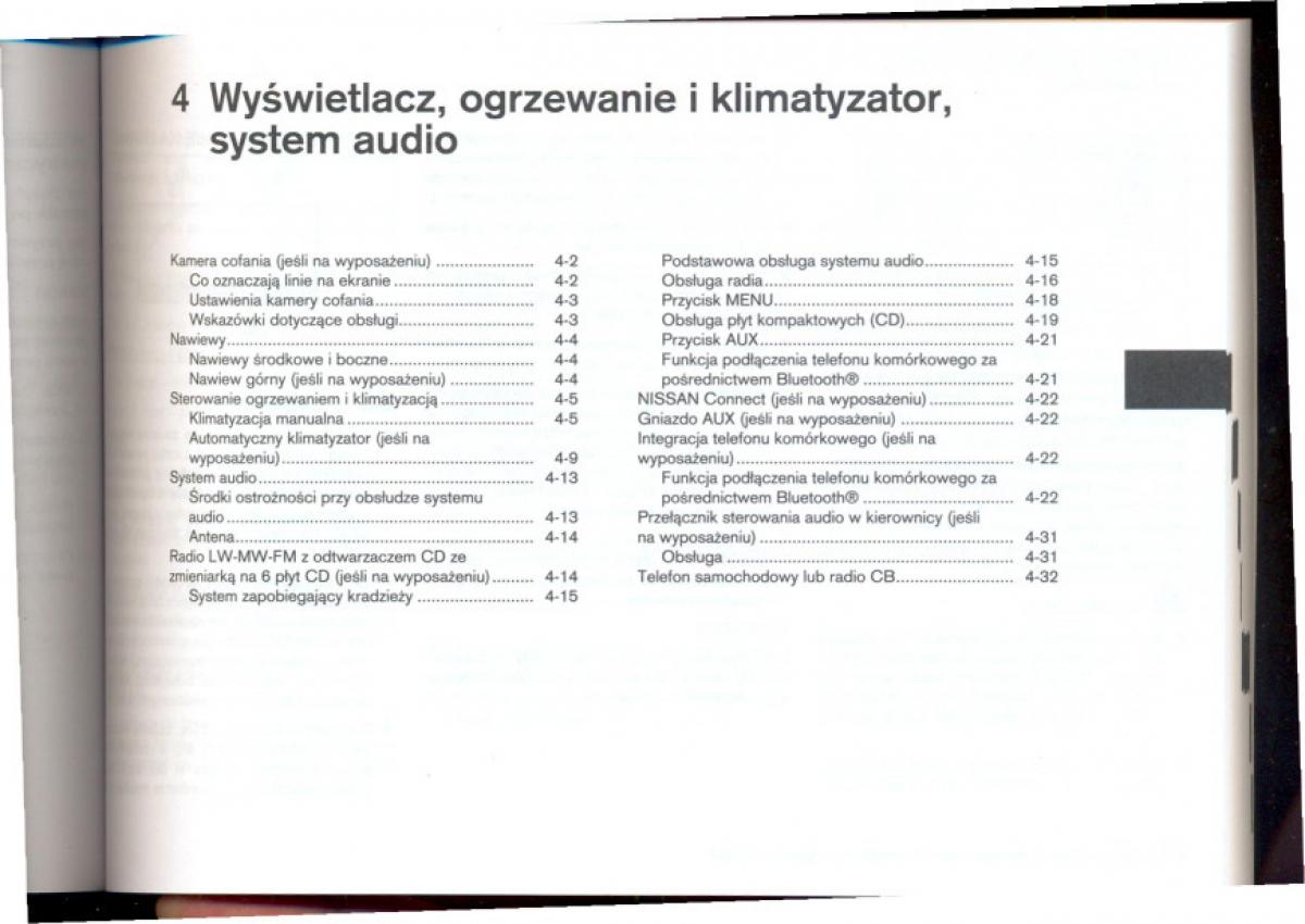 Nissan Qashqai I 1 instrukcja obslugi / page 99