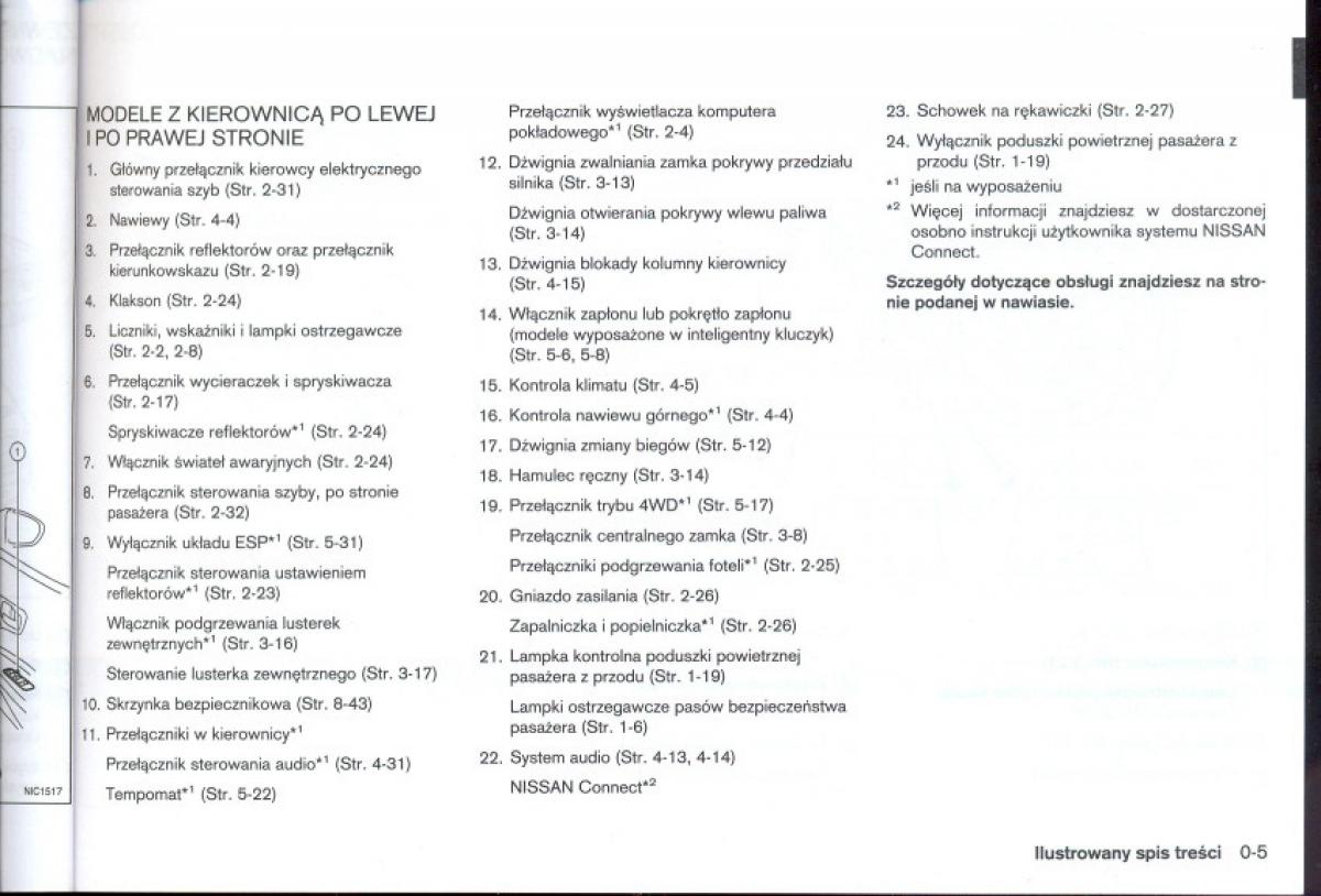 Nissan Qashqai I 1 instrukcja obslugi / page 10