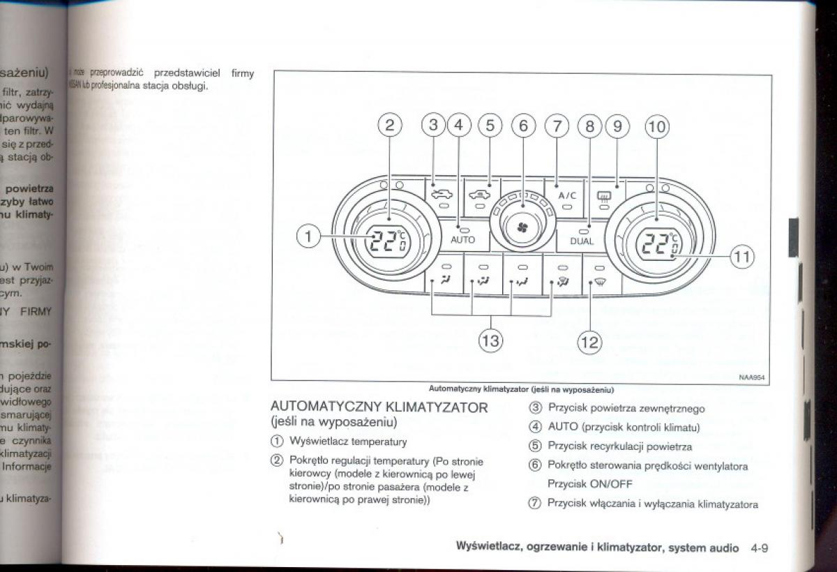 Nissan Qashqai I 1 instrukcja obslugi / page 107