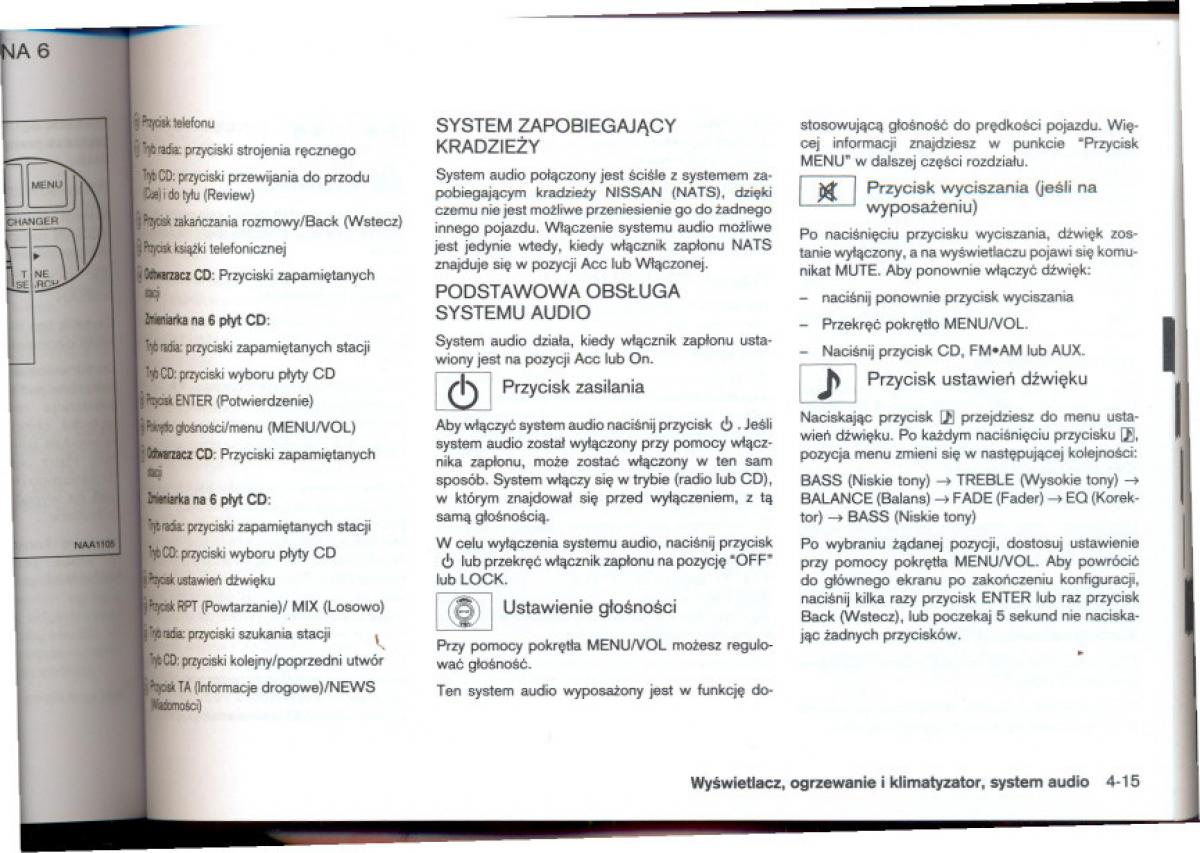 Nissan Qashqai I 1 instrukcja obslugi / page 113