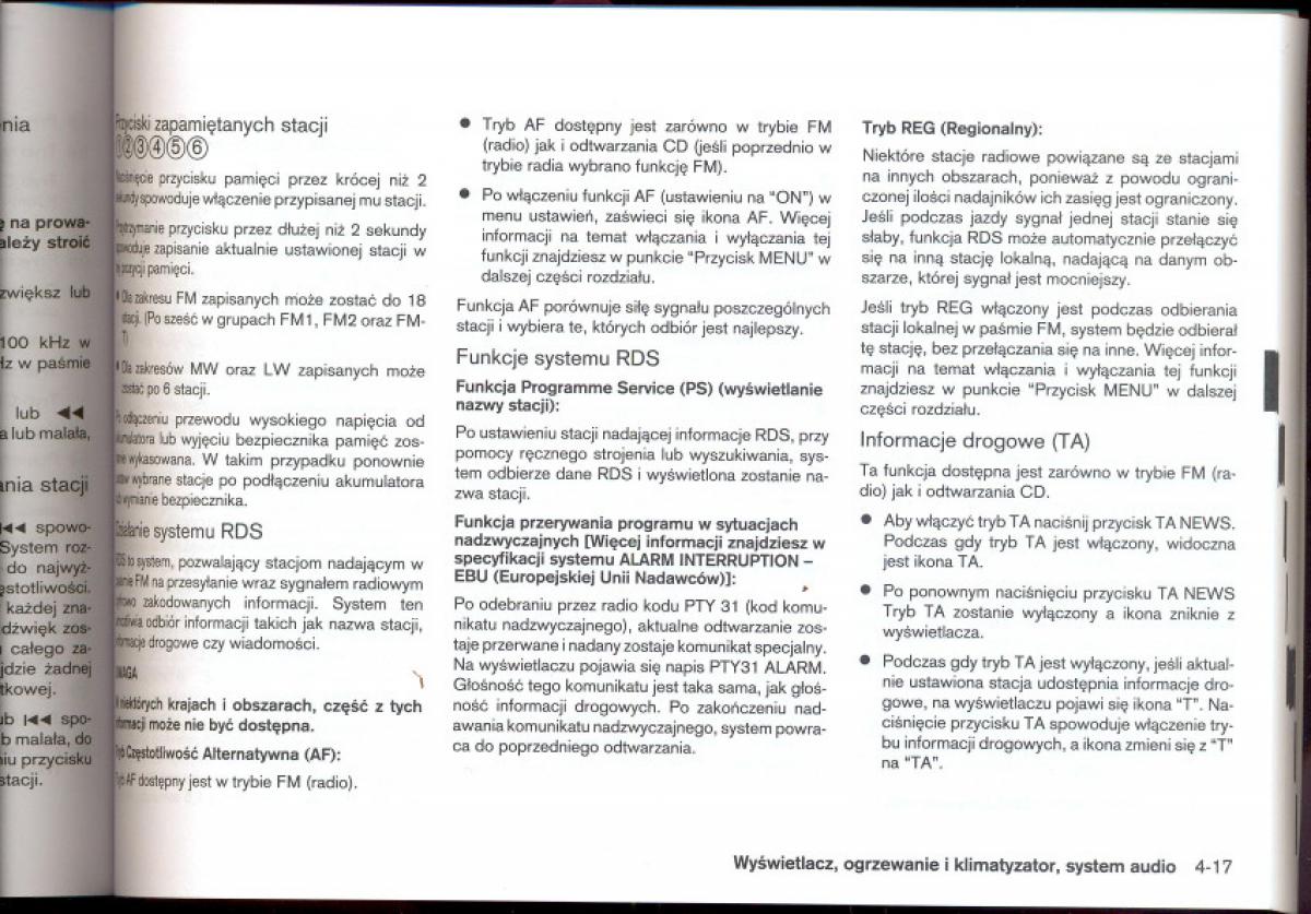 Nissan Qashqai I 1 instrukcja obslugi / page 115