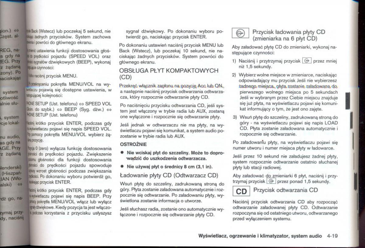 Nissan Qashqai I 1 instrukcja obslugi / page 117