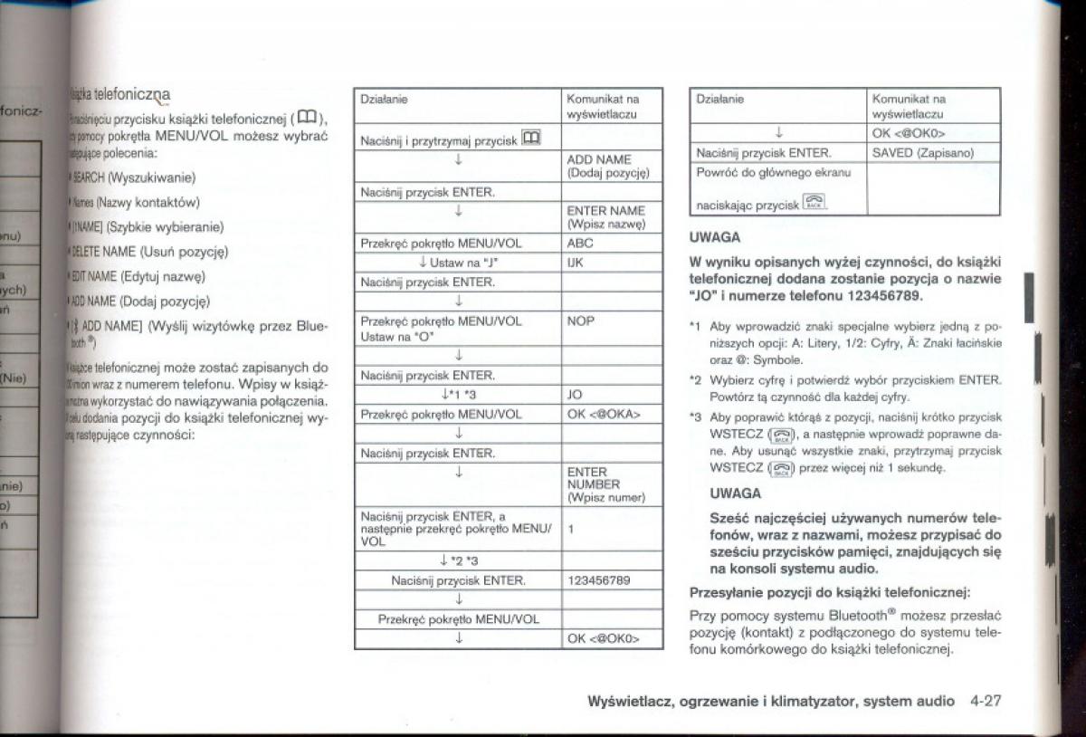 Nissan Qashqai I 1 instrukcja obslugi / page 125