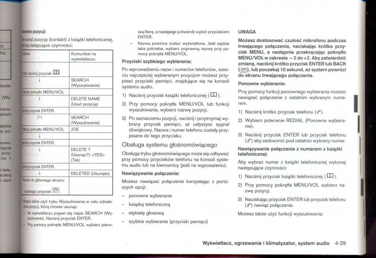 Nissan Qashqai I 1 instrukcja obslugi / page 127