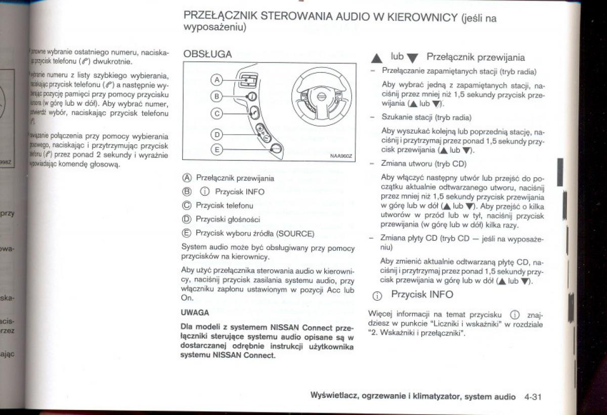 Nissan Qashqai I 1 instrukcja obslugi / page 129