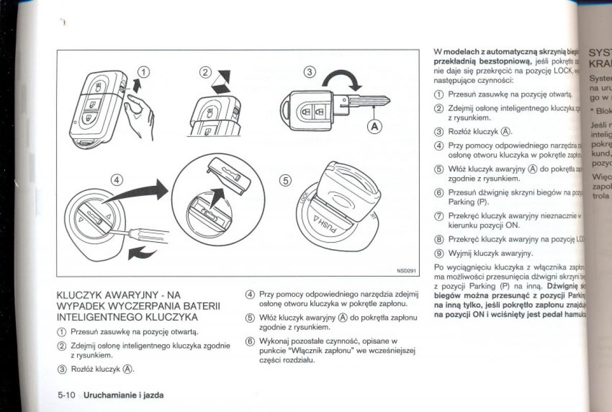 Nissan Qashqai I 1 instrukcja obslugi / page 141