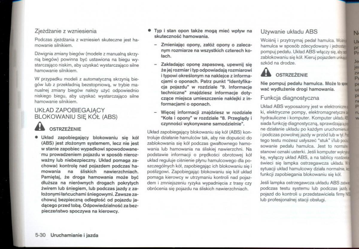 Nissan Qashqai I 1 instrukcja obslugi / page 161