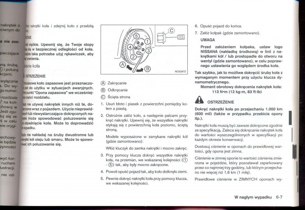 Nissan Qashqai I 1 instrukcja obslugi / page 172