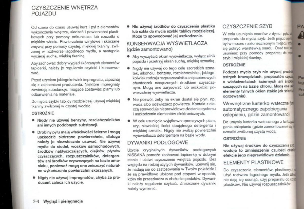 Nissan Qashqai I 1 instrukcja obslugi / page 185