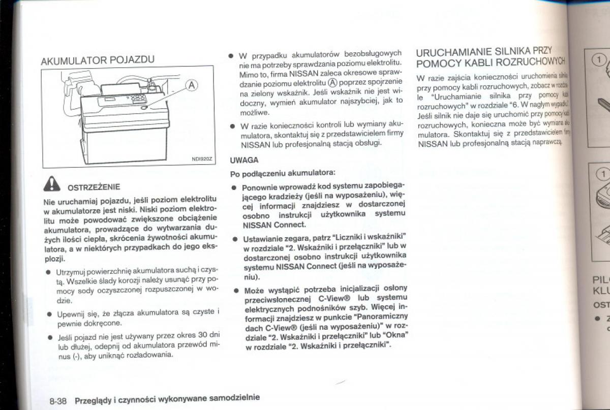 Nissan Qashqai I 1 instrukcja obslugi / page 225