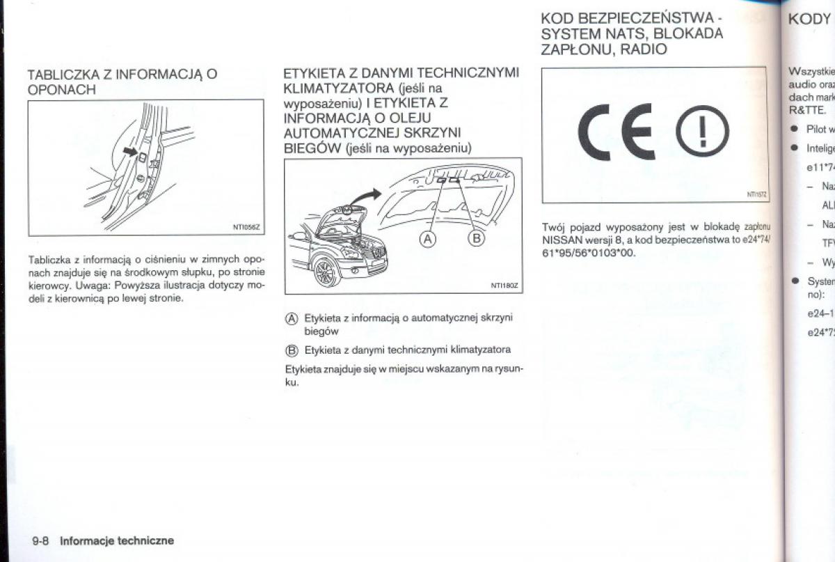 Nissan Qashqai I 1 instrukcja obslugi / page 248