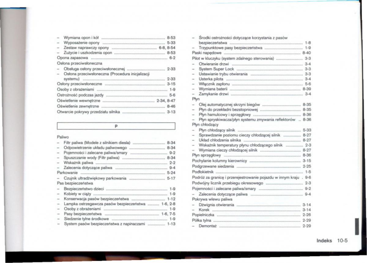 Nissan Qashqai I 1 instrukcja obslugi / page 258