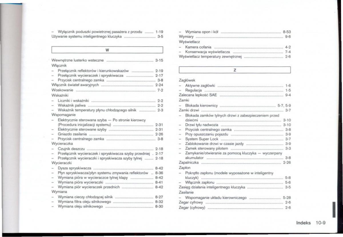 Nissan Qashqai I 1 instrukcja obslugi / page 262