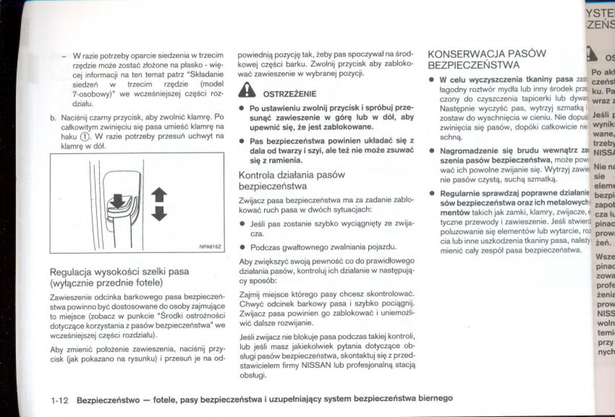 Nissan Qashqai I 1 instrukcja obslugi / page 27