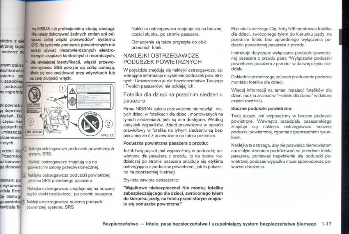 Nissan Qashqai I 1 instrukcja obslugi / page 32