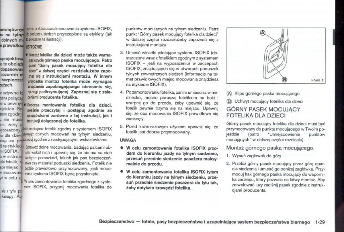 Nissan Qashqai I 1 instrukcja obslugi / page 44