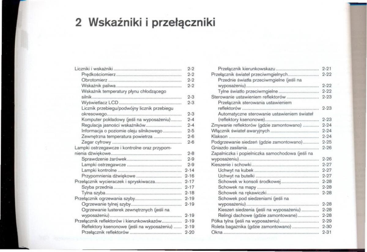 Nissan Qashqai I 1 instrukcja obslugi / page 46