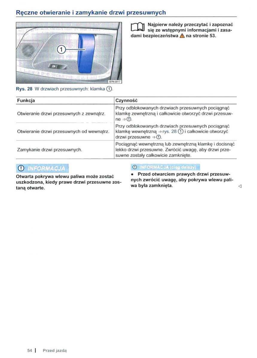 VW Sharan II 2 instrukcja obslugi / page 56