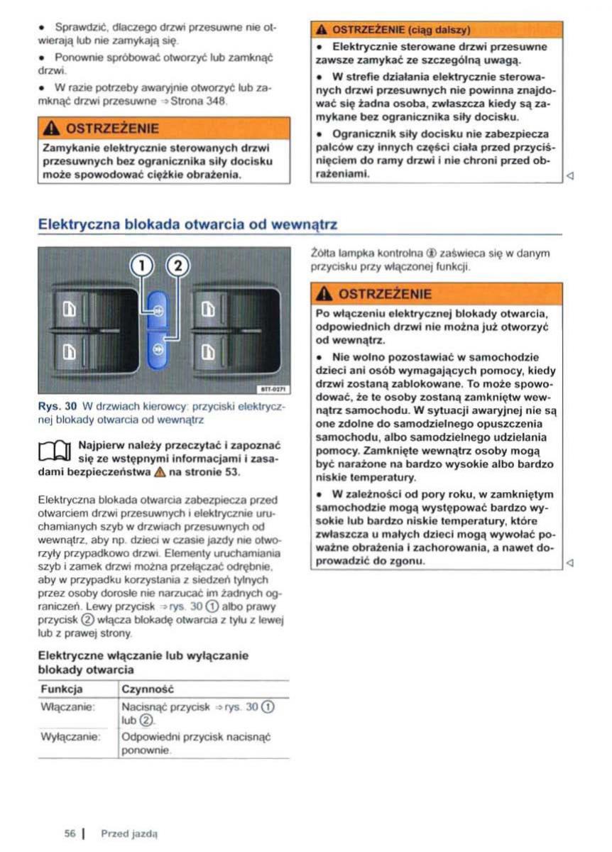 VW Sharan II 2 instrukcja obslugi / page 58