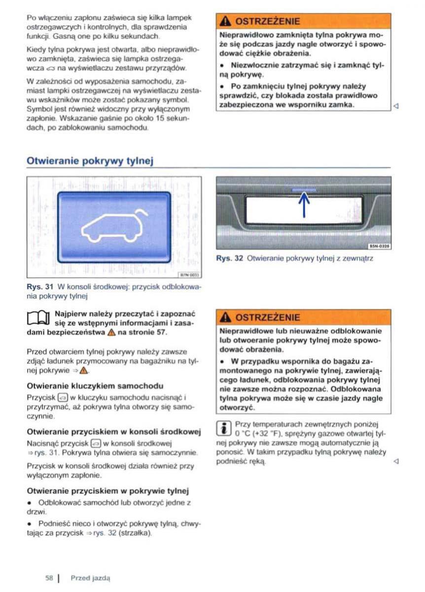 VW Sharan II 2 instrukcja obslugi / page 60