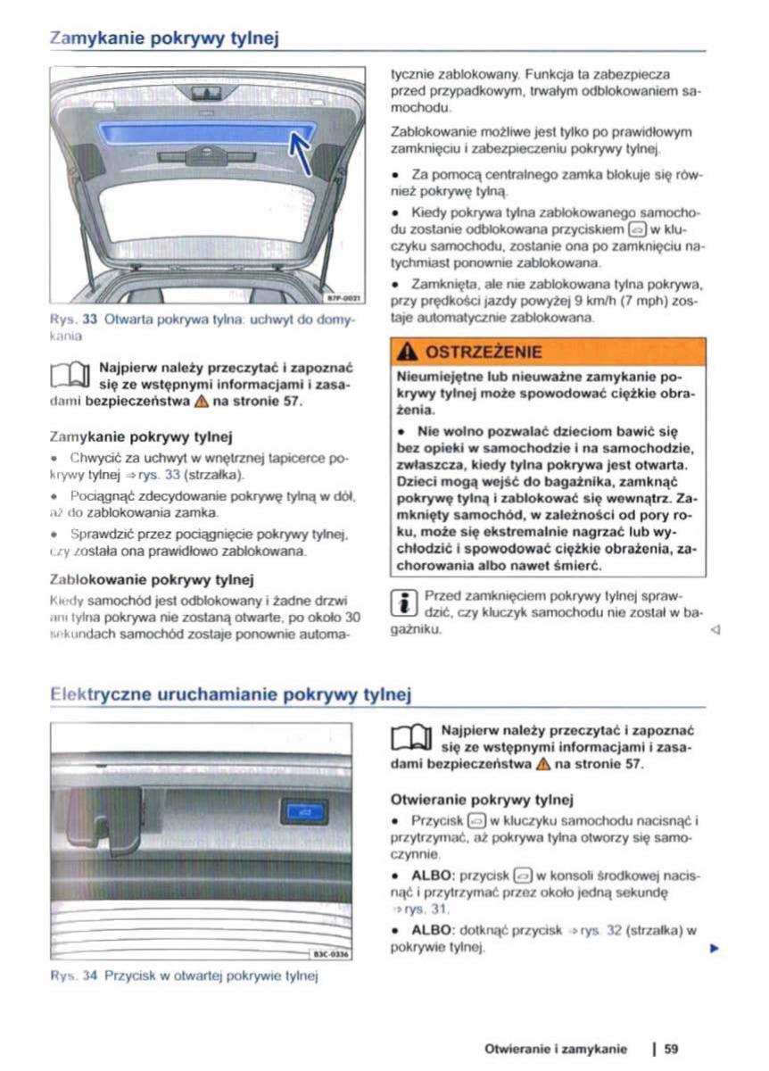 VW Sharan II 2 instrukcja obslugi / page 61