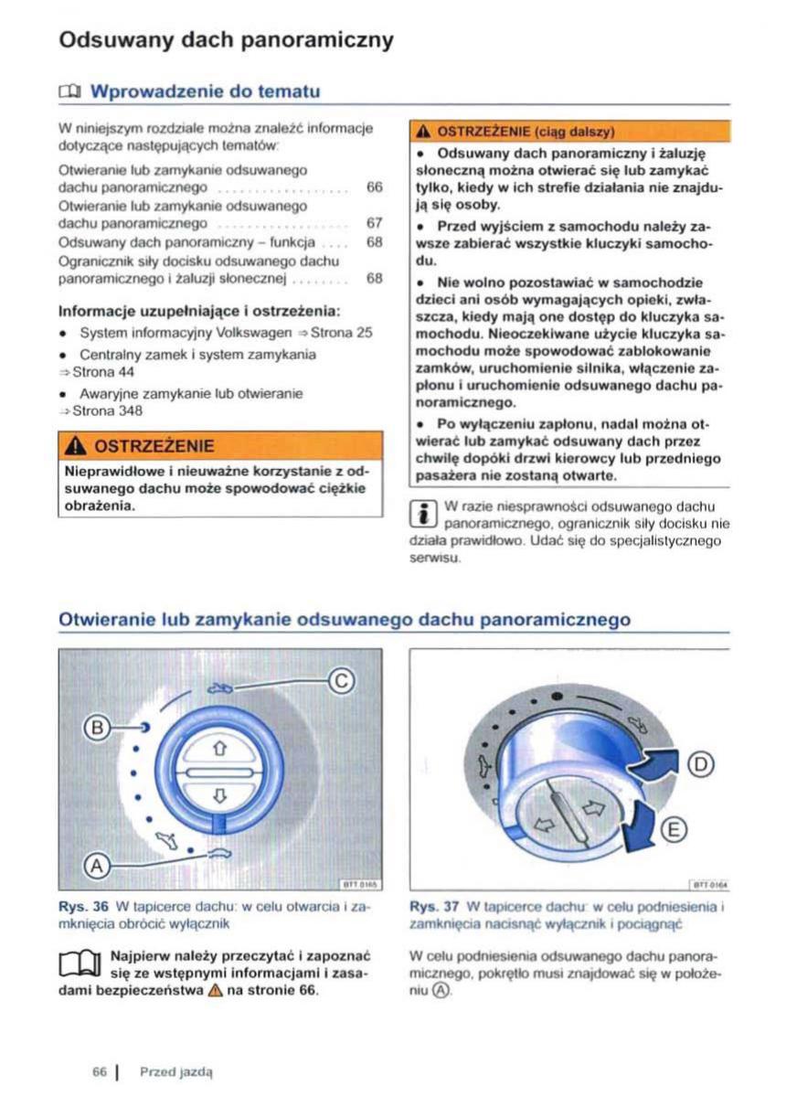 VW Sharan II 2 instrukcja obslugi / page 68