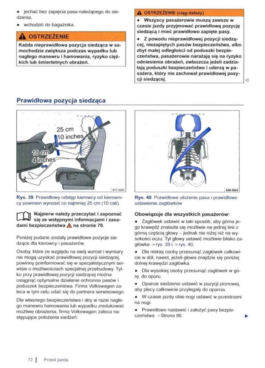 VW Sharan II 2 instrukcja obslugi / page 74