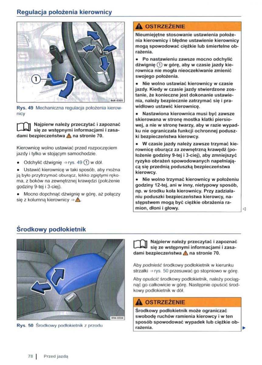 VW Sharan II 2 instrukcja obslugi / page 80