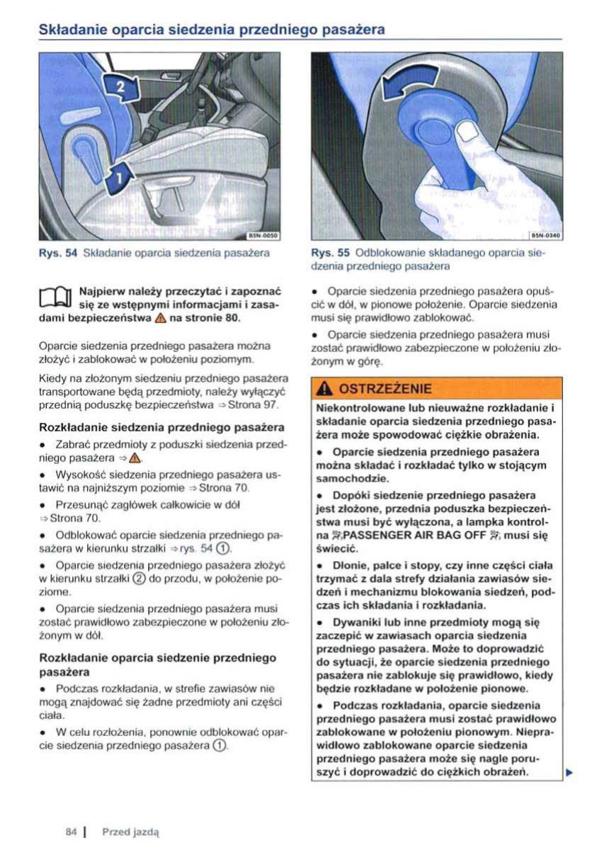 VW Sharan II 2 instrukcja obslugi / page 86