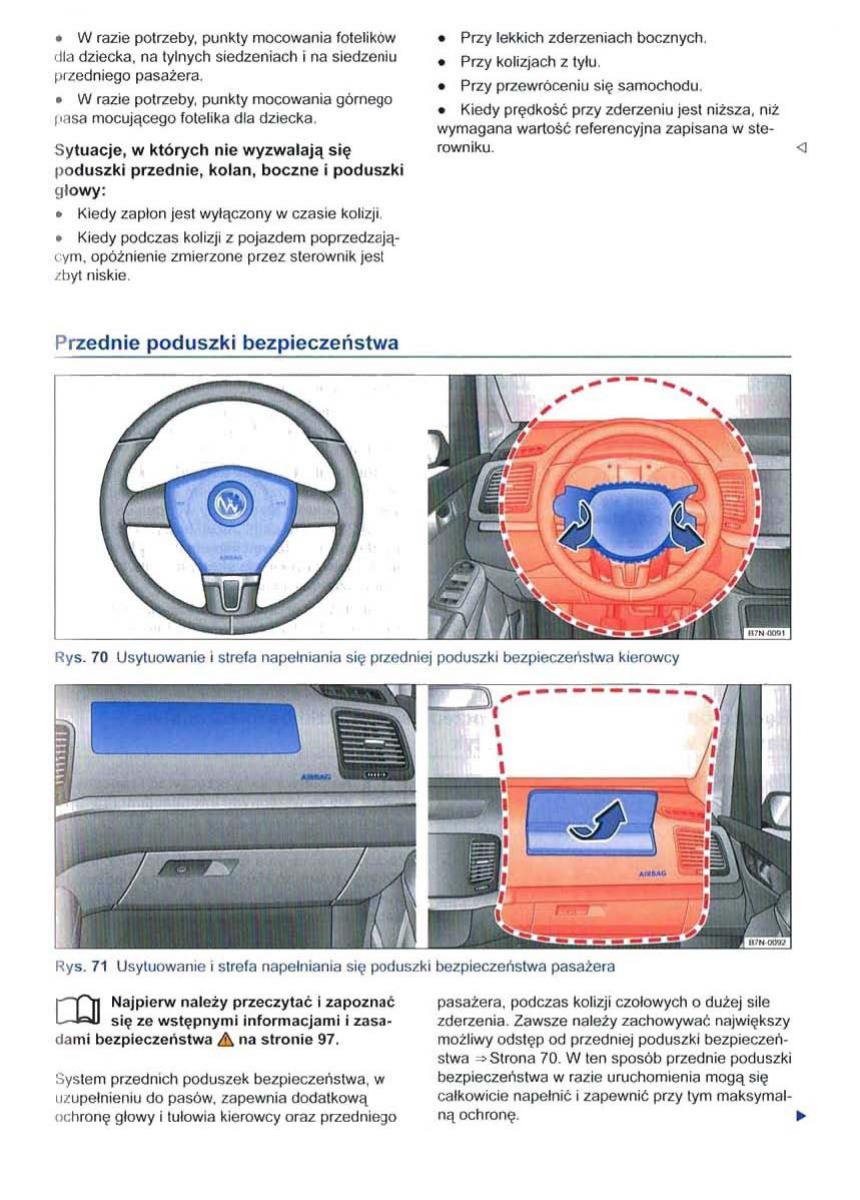 VW Sharan II 2 instrukcja obslugi / page 103